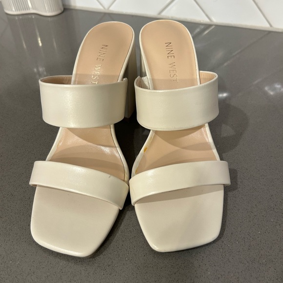 Nine West Shoes - Nine West Cream Mules for Women